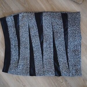 Elegant Black and Gray Women's Skirt